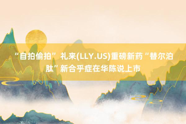 “自拍偷拍” 礼来(LLY.US)重磅新药“替尔泊肽”新合乎症在华陈说上市